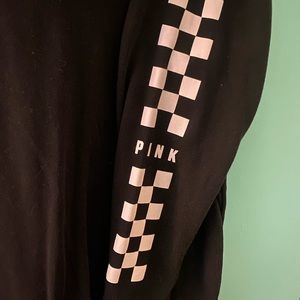 PINK Hoodie Sweatshirt. Size Lg